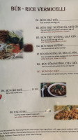 Pho Nomenal menu