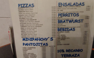 Burger Pipe´s menu