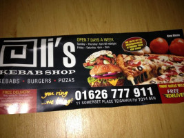 Alis Kebab Shop food