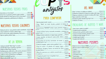 Antojitos Lupys menu