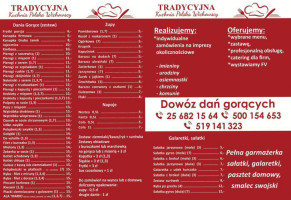 Tradycyjna Kuchnia Polska Ilona Wichowska menu