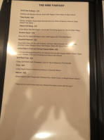 The Nine Thai menu