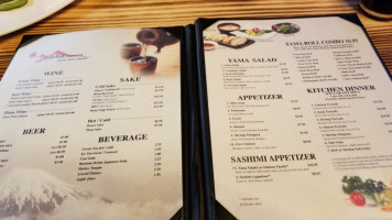 Yamachen Sushi menu