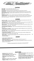 The Sullivan Public House menu