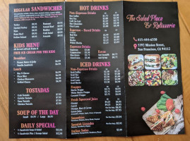 The Salad Place&rotisserie menu