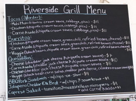 River Runners Browns Canyon menu