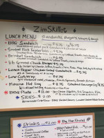 Zimskillet menu