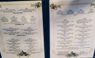 Arshels Cafe menu