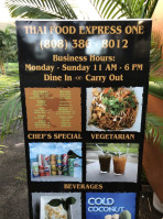 Thai Food Express One Kahaluu food