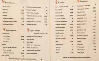 La Cepa menu