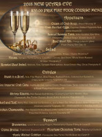 Poseidon's Pub Ocean Downs menu