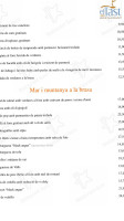 El Tast De L'angel menu