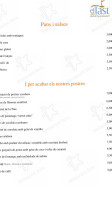 El Tast De L'angel menu