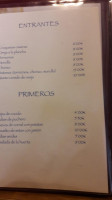 Meson Los Cantos menu