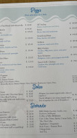 Pavilion Italian menu