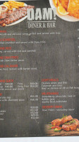 Dam Pub And Diner. menu