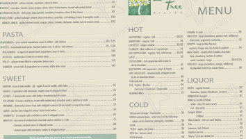 Lemon Tree Bistro menu