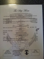 The Ship Tavern menu