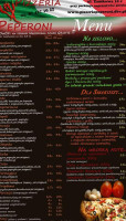 Pizzeria Peperoni menu