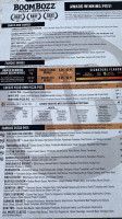 Boombozz Craft Pizza Taphouse menu