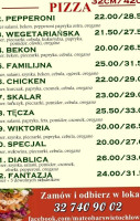 Mateo Świętochłowice menu