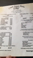 Court Street Catering menu