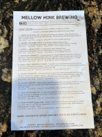 Mellow Mink Brewing menu