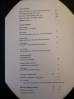 No 27 Lounge menu