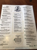 Back Bay Tavern menu