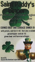 American Legion menu