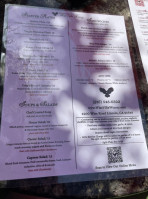 Wise Villa Winery menu