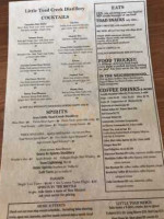 Little Toad Creek Brewery Distillery Las Cruces menu