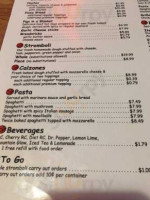 Hoops Pub Pizza menu