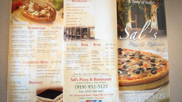 Sal's Pizza food