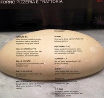 Forno Pizzeria E Trattoria menu