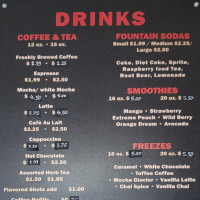 Bubba's Bagels menu