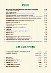 Roma Pizzeria Restauracja menu