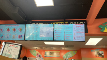 Bahama Buck's menu