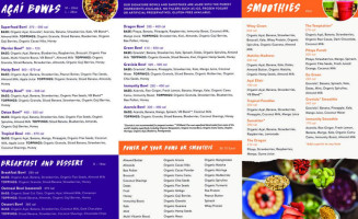 Vitality Bowls Castle Rock menu