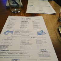 Del Mar Socal Kitchen menu