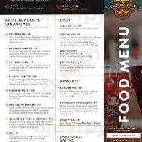 The Casual Pint-rivergate menu