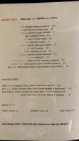 Mochiron Izakaya menu