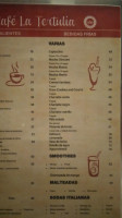 La Tertulia menu