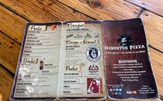 Ochentos Pizza menu