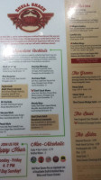 Shell Shack menu