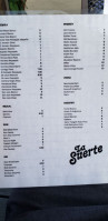 La Suerte menu