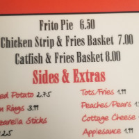 Back Rhoads Diner menu