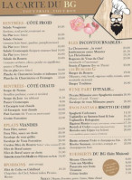 La Brasserie Bg Gerardmer menu