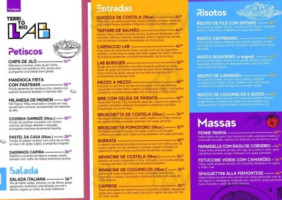 Território Lab menu