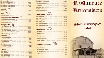 Krčma U Rytíře Střely menu